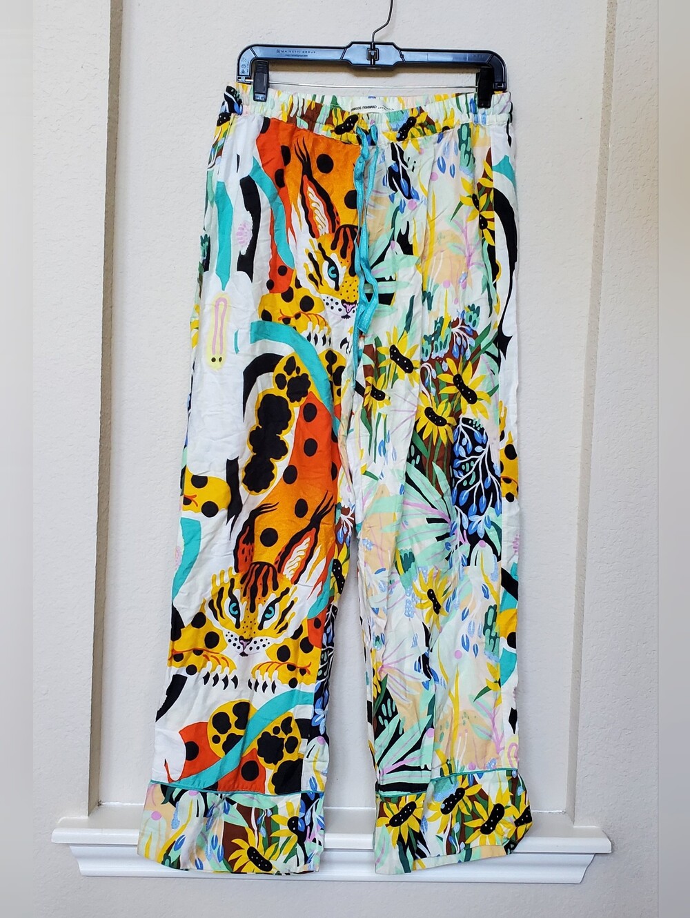 Marcos Navarro for Anthro Vibrant PJ Pants. Size Small